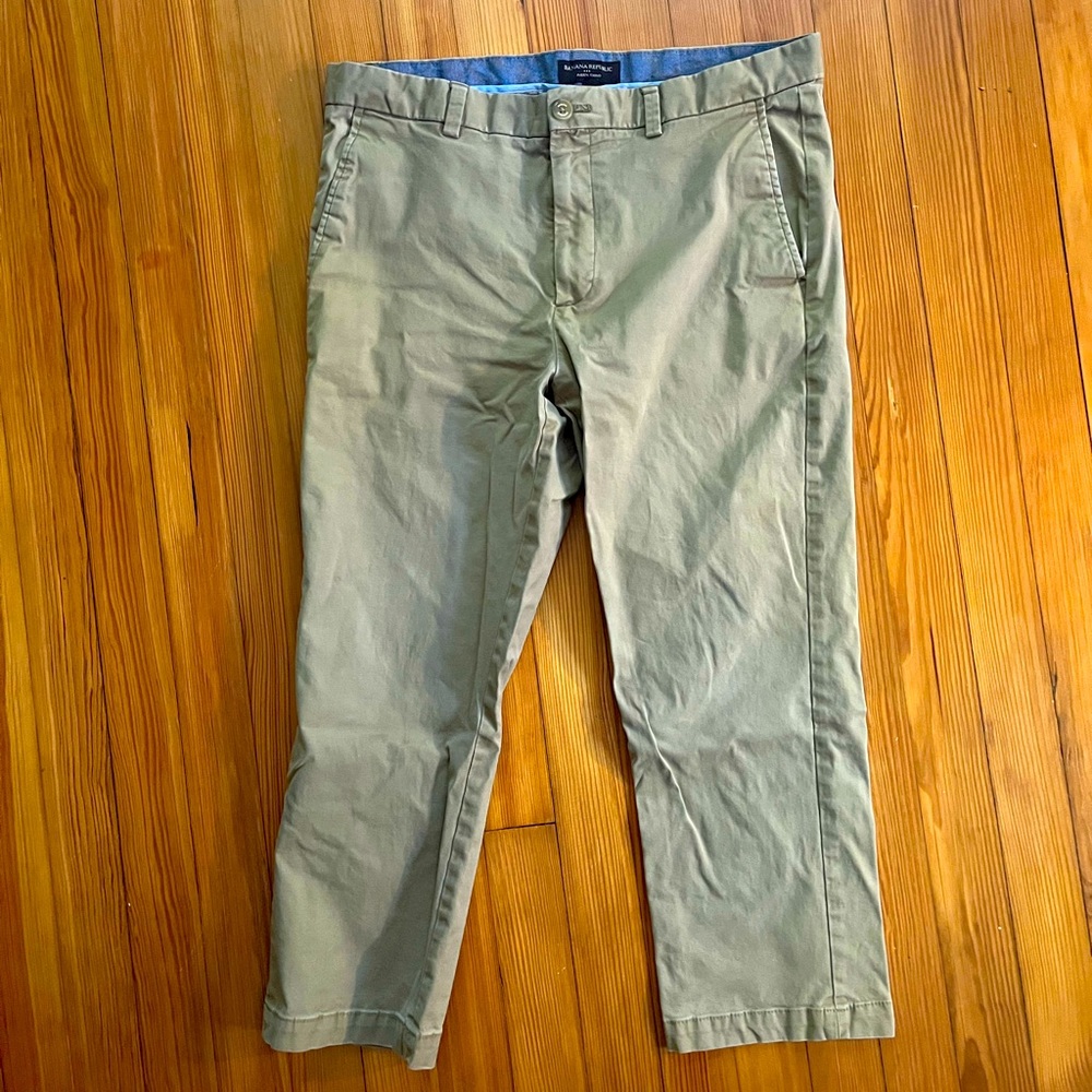 Banana Republic Aiden Chino Fall 2018 34 X 30 Pants
